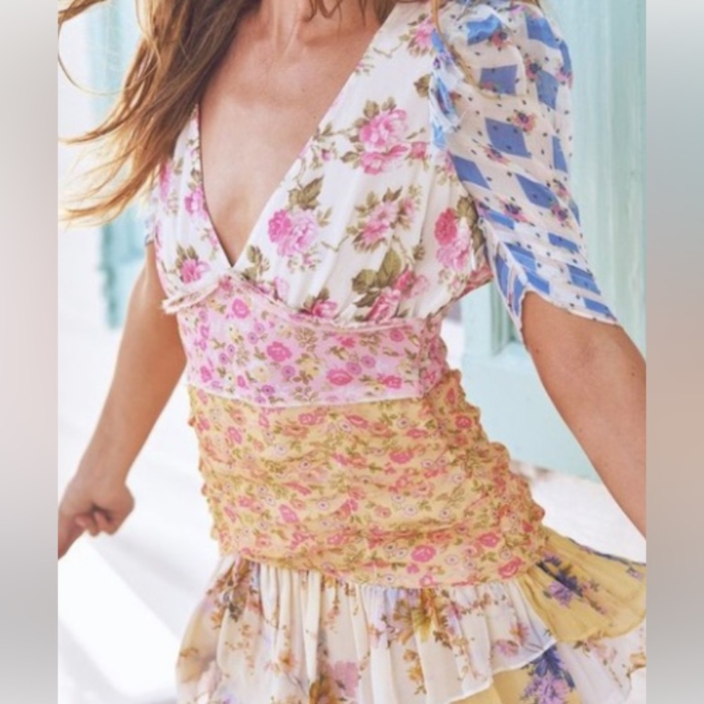 For Love Bell- Floral Mini Dress (similar to Love Shack Fancy)
